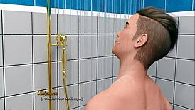 i'm starting the initiation in this anime hentai episode