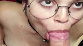 White Moon's Fresh Shower Blowjob Leads To Facial Cumshot