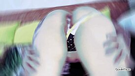 Roommate Fucks to Orgasm and Cumshot on Ass