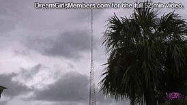 roommates frolic naked at a public beach 😎