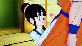 Chichi Fucking Goku And Gohan!