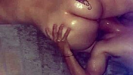 i fuck her hard in the bathroom with dripping cum