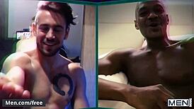 I watched six hunks on a video call fucking their asses with dildos while stroking cocks