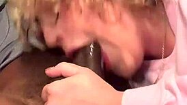 Birthday Surprise with Monster Cock and Cum in Mouth