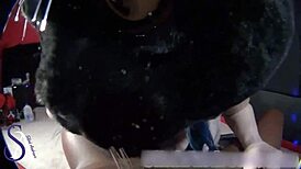 Watch Leya Falcon Gag on Monster Cock Deepthroat!