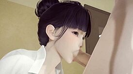 Hentai uncensored shoko engages in hardsex in library