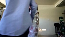 Unboxed tiny 18yo Filipina teen doll for quick interracial fun - Violet Rae