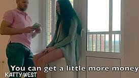 Young neighbor Katty West trades tight anal for quick cash in a daring deal.