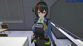 zhu yuan and grace howard in intense pov creampie sex