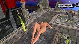 Indian bhabhi in 3d hentai shows sexy positions