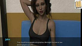 Gorgeous brunette Katie deepthroats a monster cock