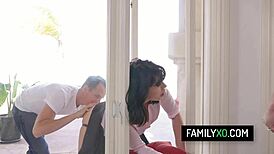 Kinky Stepfamily Threesome Sex with Wild Teens. Man, It's Insane!