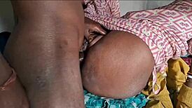 Hard anal pounding of bhabhi in field with big cock