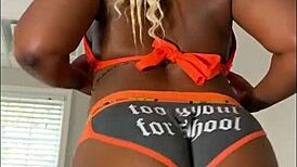 Ebony Woman Rides Dick With Bold Intensity