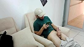 Helping horny stepson with deepthroat and doggystyle