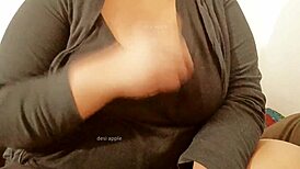 I can't believe this big tits girl is showin' her boobs to her brother like that!