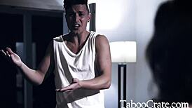 step son demands sex in lesbian moms room 😈