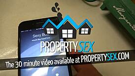 propertysex - dude cheers up girlfriend with a GOOD pounding