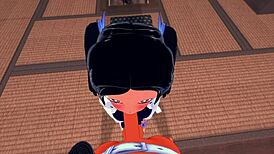 Demon slayer cosplay with aoi kanazaki and tanjiro in japanese anime style, featuring costumes and manga elements.