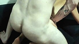 My horny friends ravaged my ass with bareback double anal penetration.