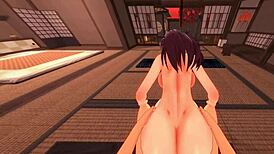 Pov ayane shirakawa jumps on huge cock