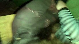 crossdresser bangs small 18+ woman outdoors wild!