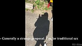 ki-sim says, 'i'm sucking this stranger's cock on the street, it's real'