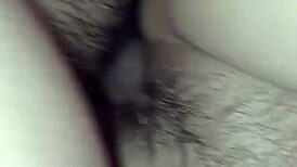 Another Guy Bangs My Slutty Wife, Fills Her Hairy Pussy with Cum in Wild Threesome