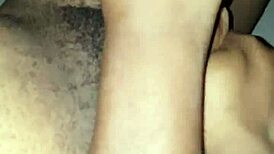 downlow diva jacks off submissive man in parking lot