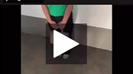 Amateur Japanese Girl Gives Footjob And Blowjob In Jersey.