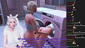 Stupid Streamer Forgot To Turn Off Stream For Hard Anal Sex With Toys In Sims Hentai