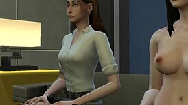 Innocent Stepson Catches Stepmom and Stepdad on Sofa