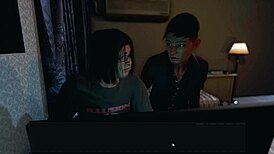 Can you handle this sexy asian babe's big tits in the game?