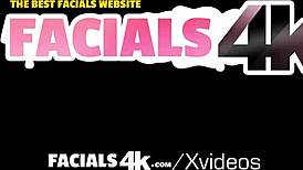 Facials4K Halftime Show Threesome with Multiple Oozing Facials in HD