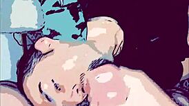 Gay animation with big thick cock fucking passive slut’s mouth