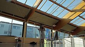 roxalana cheh naked underwater in pool so wet