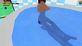 Femdom Slave Humiliated In University Bathroom!