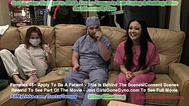 new hooters girl blaire celeste made to undergo humiliating physical examination by dr stacy shepard before she can sling wings girlsgonegyno com