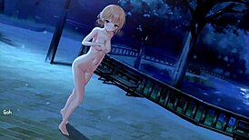 Watch Meg Fall In Hentai Game!