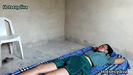 Student Rides Fellow Student's Cock Cowgirl, Almost Caught By Mom