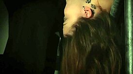 Bondage intimate humiliation for a submissive cock sucking slave with vibrator domination