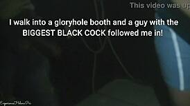 Helena Price Sucks Big Black Cock at Gloryhole While Hubby Films.