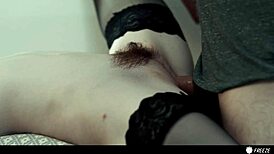 yo, nathan undresses hazel moore and bangs her hairy pussy