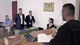 XXX justice judge steamy group DP session order देता है.