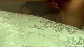 sexy asian laci aioki humps pillow to orgasm