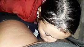 Girls hide from rain in abandoned spot for talk