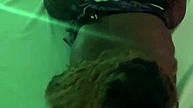 Ebony pornstar takes it nice and slow with her real ass.