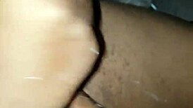 downlow diva jacks off submissive man in parking lot