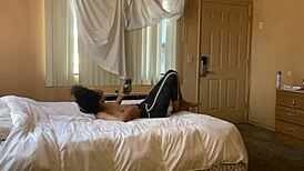 Peeping tom spies honeydip731 toying her pussy! 😍