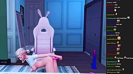 Hentai game with anal toys and hot cartoon babes